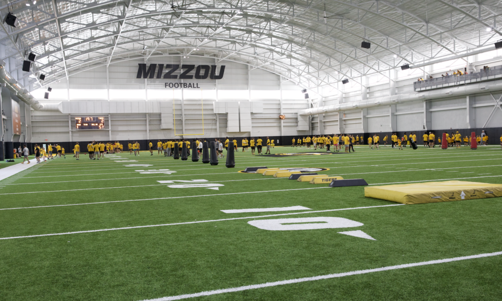 Mizzou Night of Champions field setup