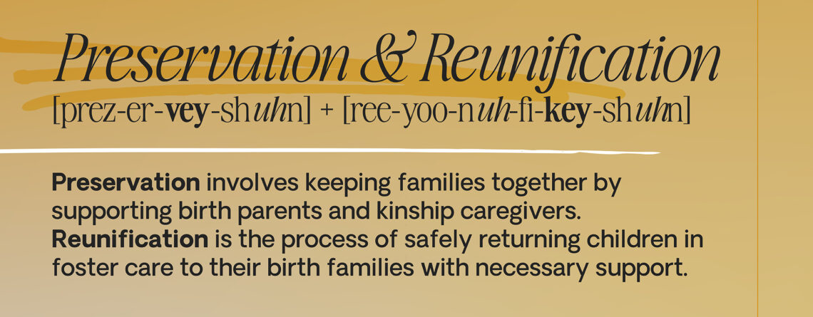 Family Preservation and Reunification Definitions Header