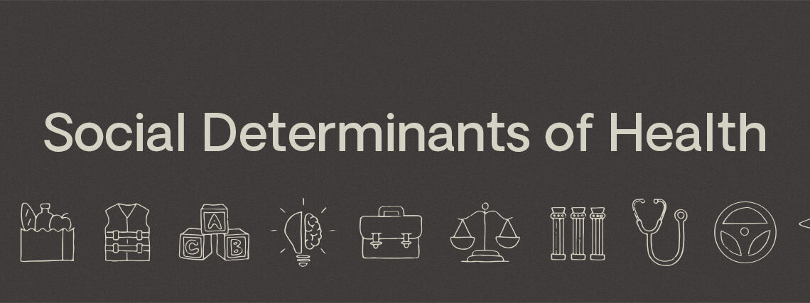 Social Determinants of Health Header with Icons