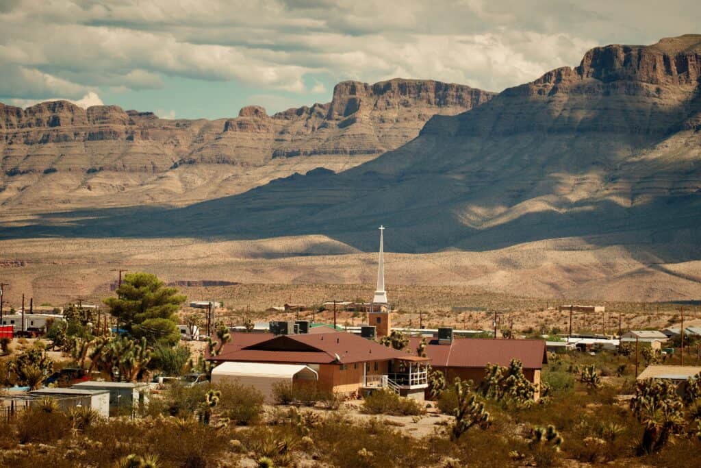 Small or remote areas like this one-church town may lack support services and resources for families seeking help on their reunification journey.