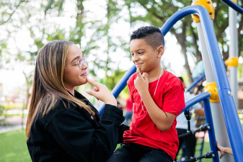 National Child Awareness Month is the perfect time to get involved in ending the child welfare crisis, like this woman who mentors a young boy.
