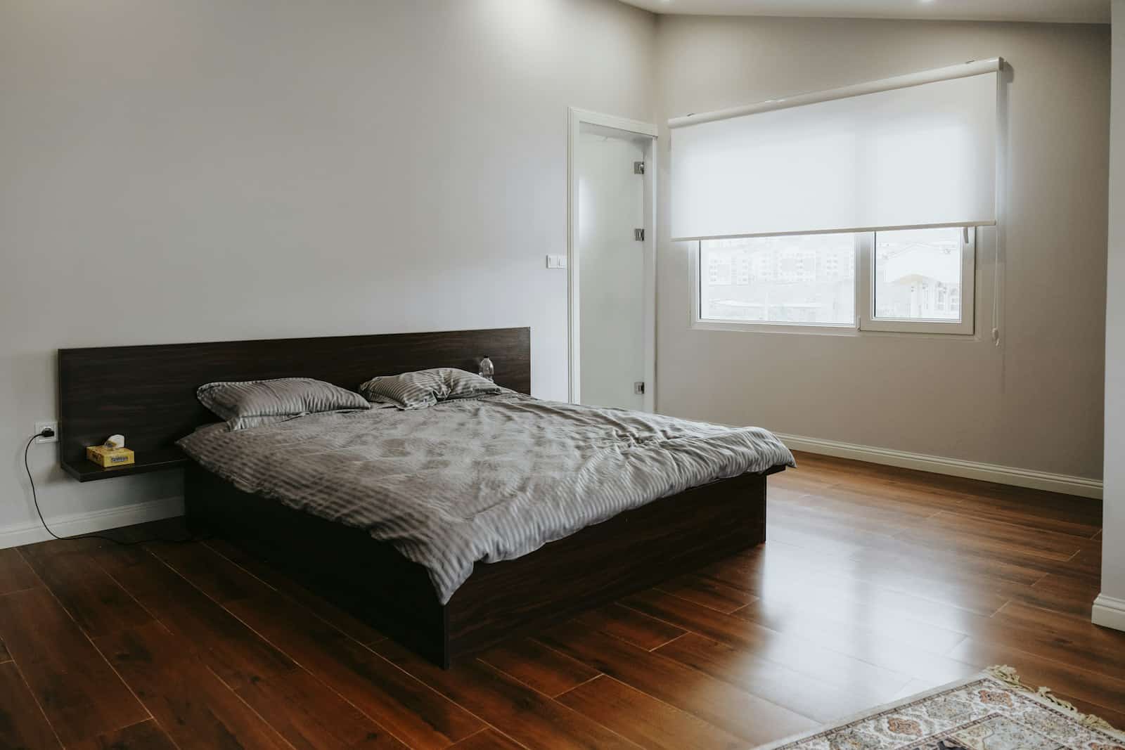 Child welfare spending concentrates in out-of-home placements, like this empty bedroom with a made bed and bare walls.